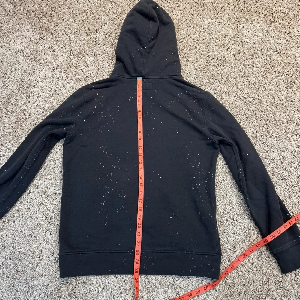 Abercrombie & Fitch Men's Black Speckled Hoodie - Picture 10 of 10